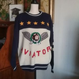 VINTAGE AVIATOR SWEATER..